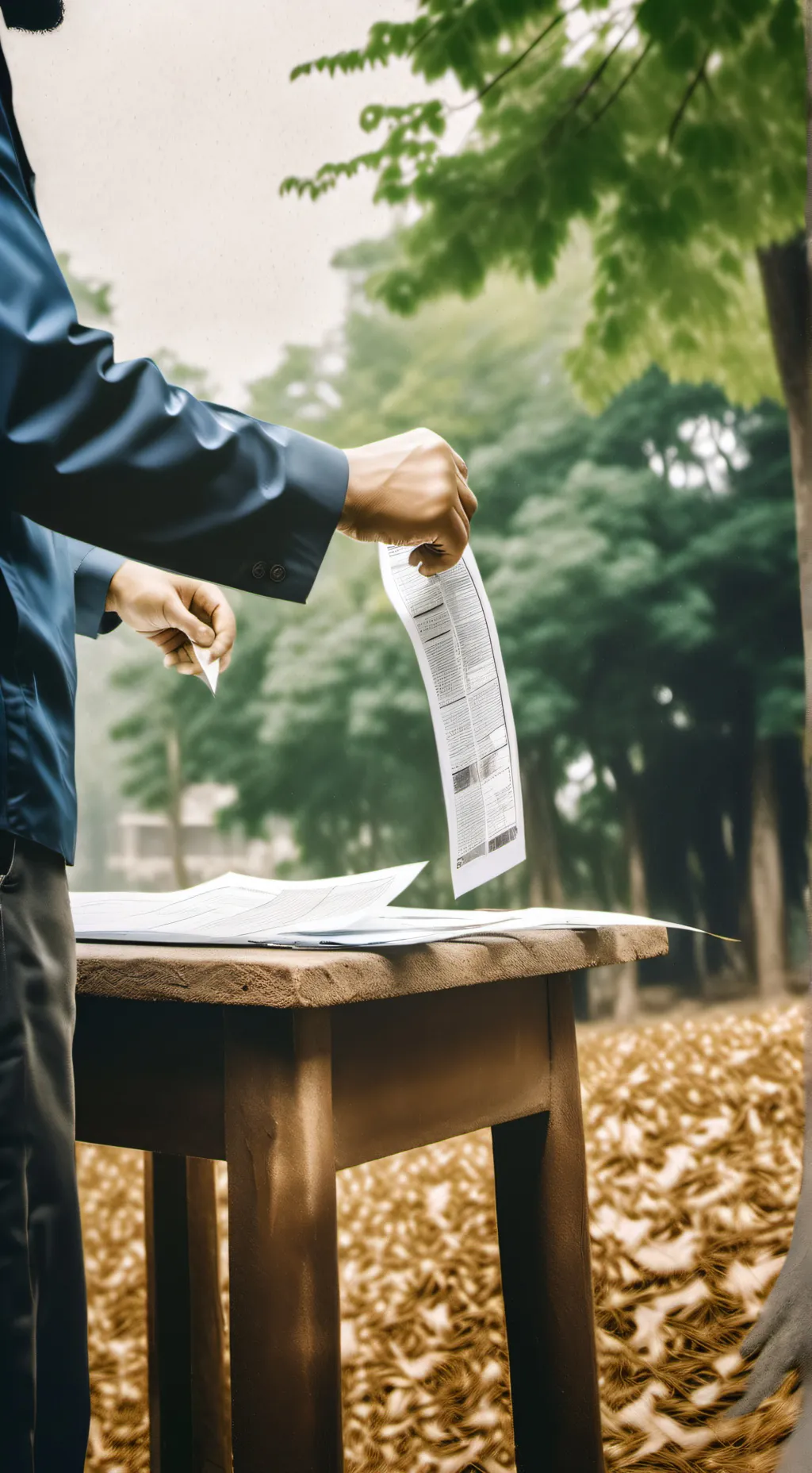 ai character: Election  background