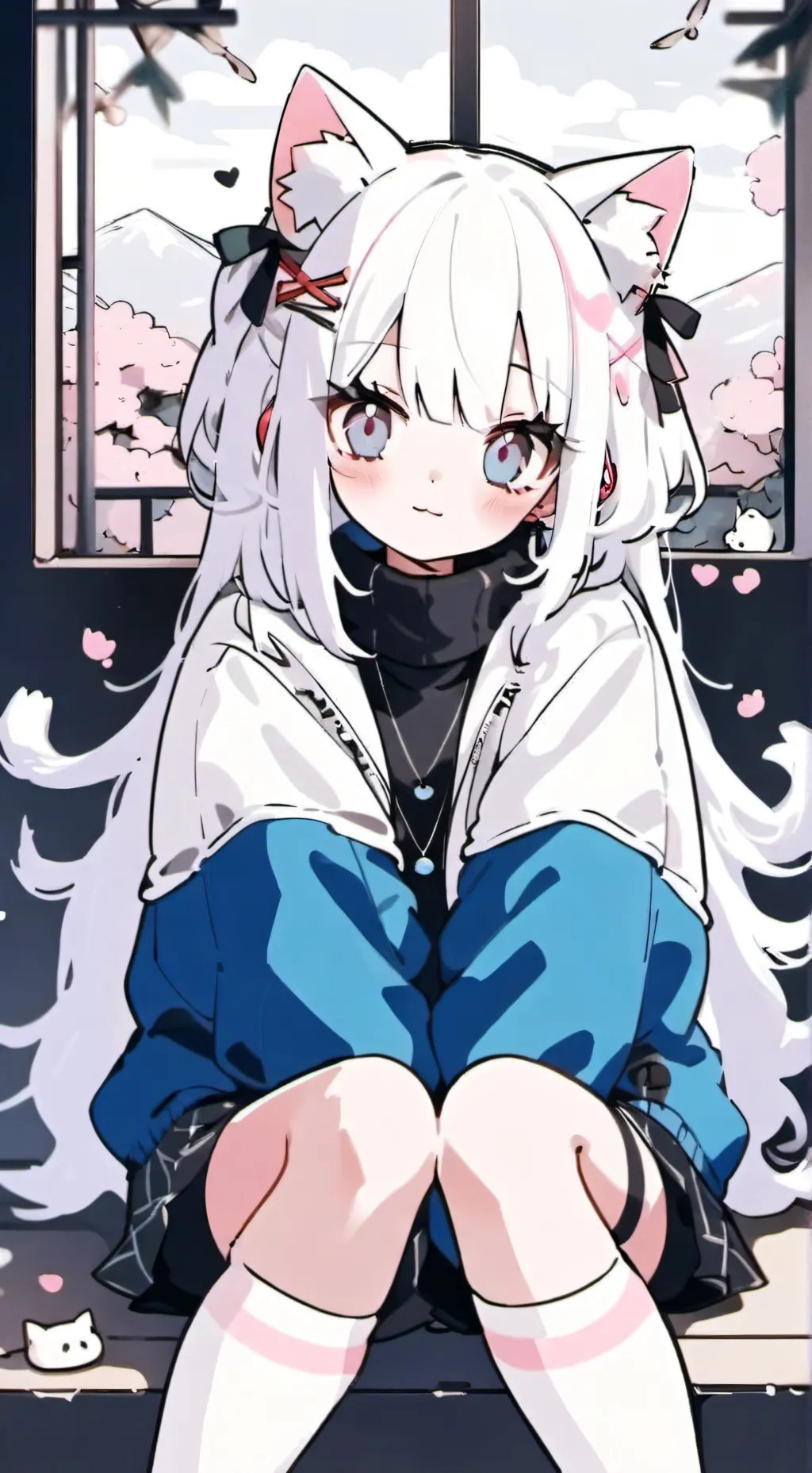ai character: Nekomimi background