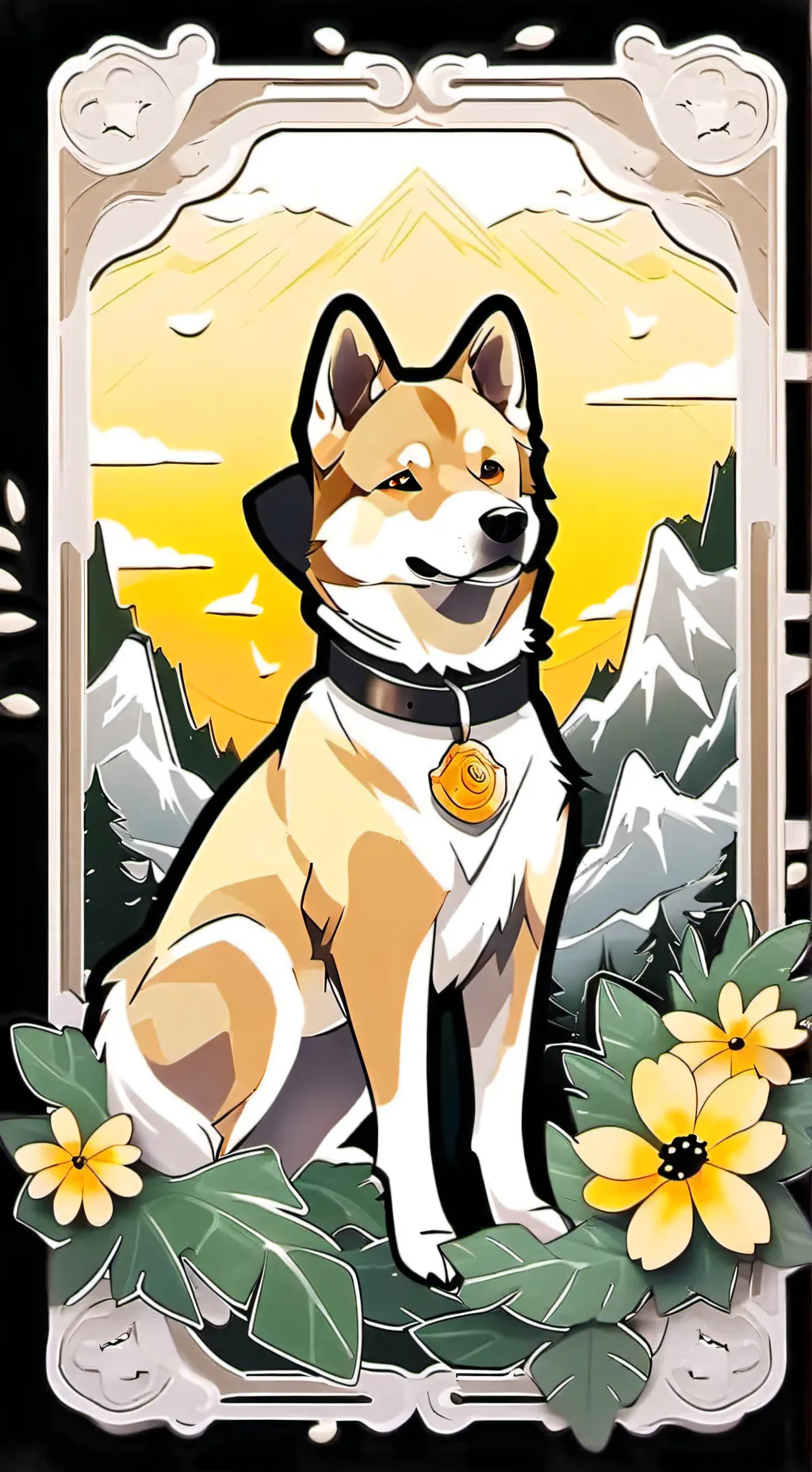 ai character: doggo background