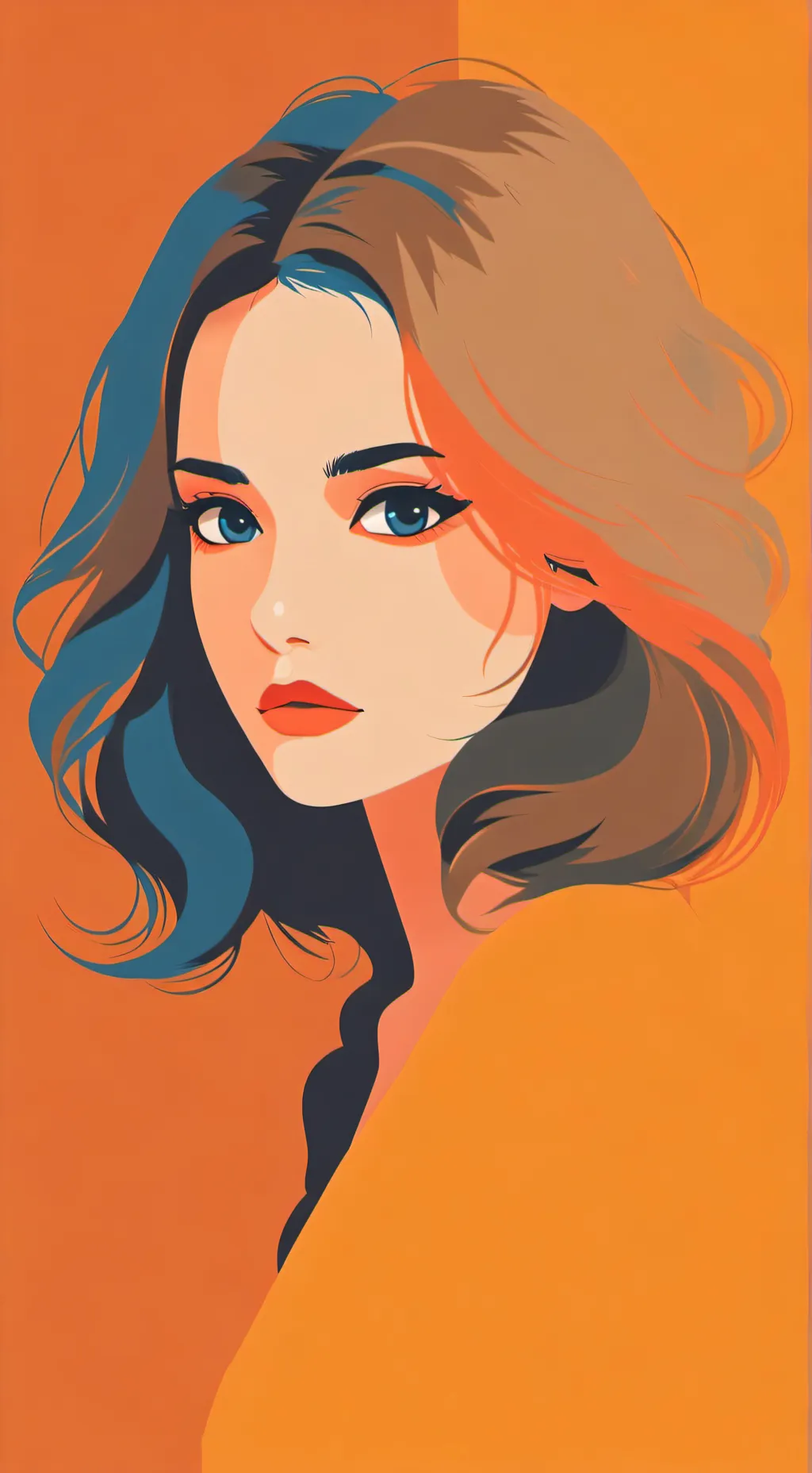ai character: monica background