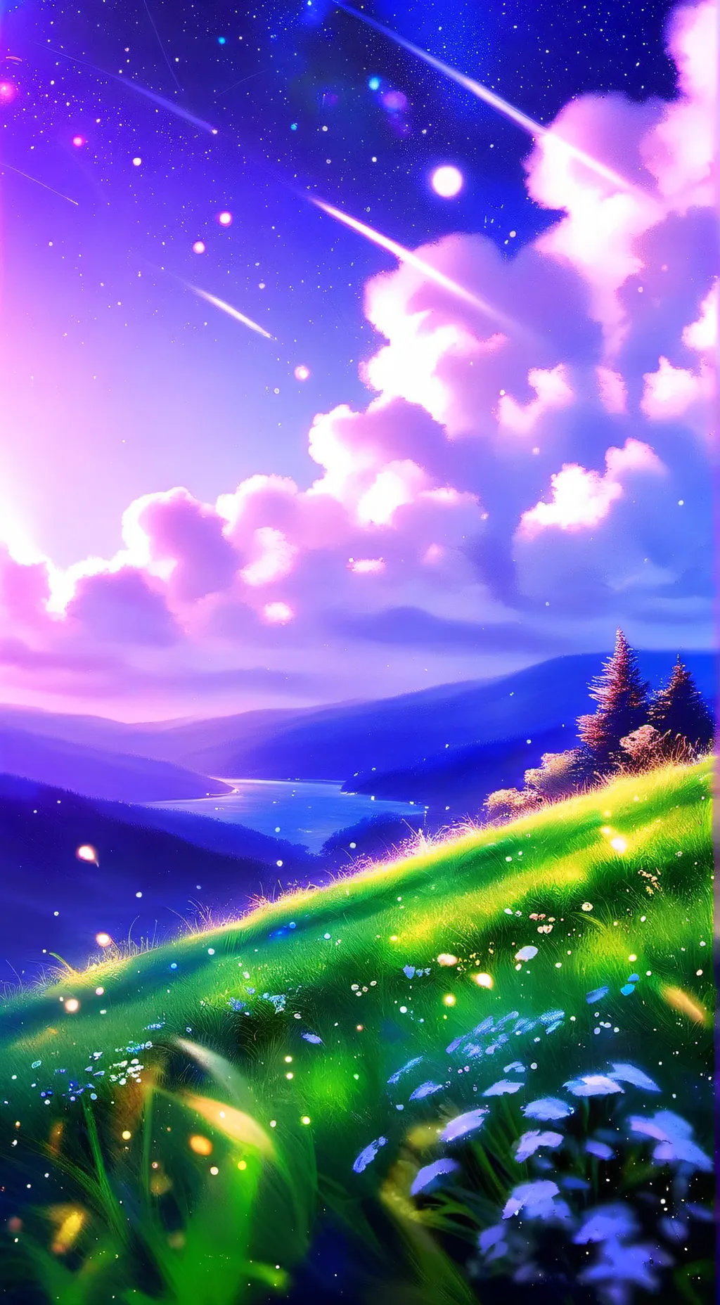ai character: grass background