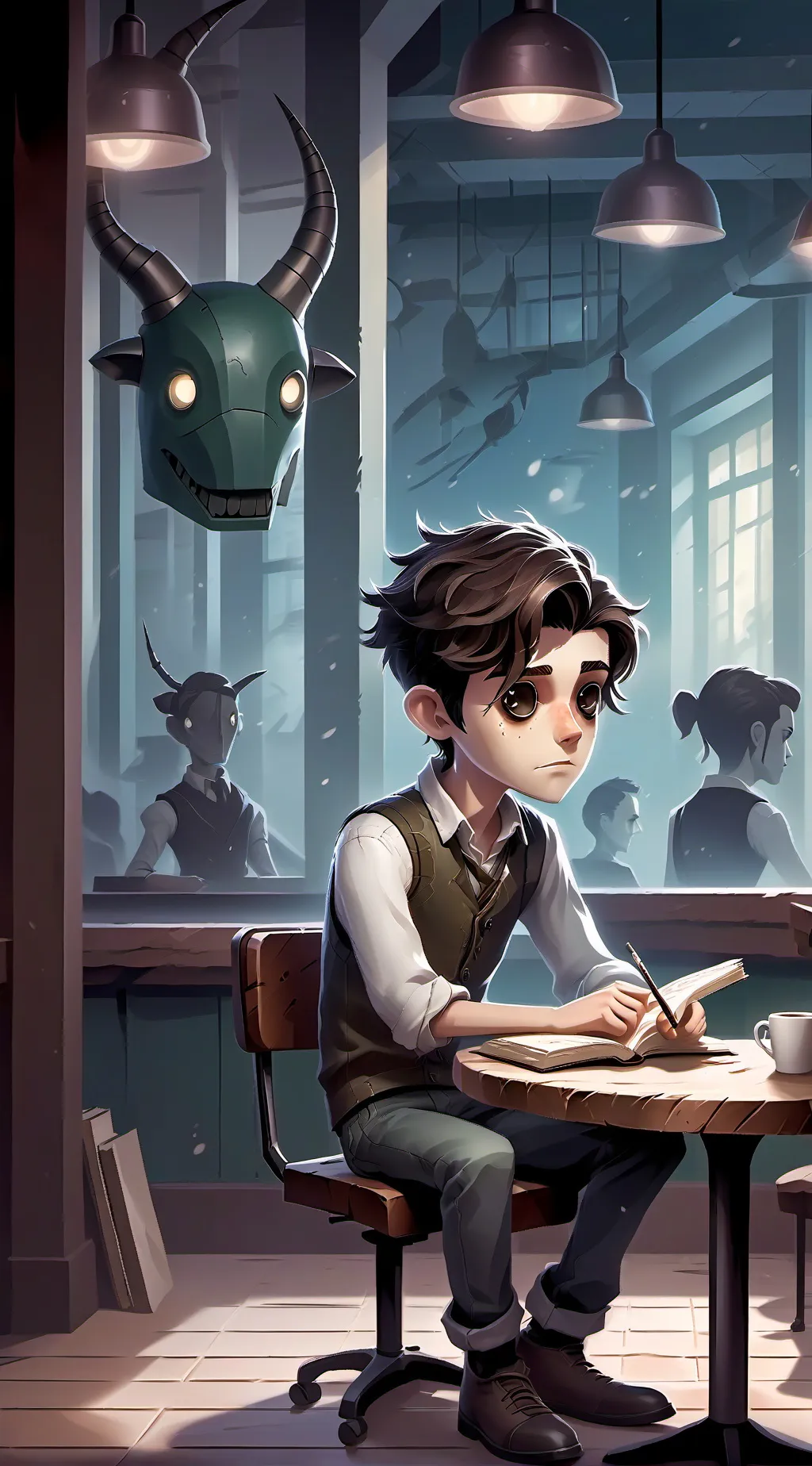 ai character: Max background