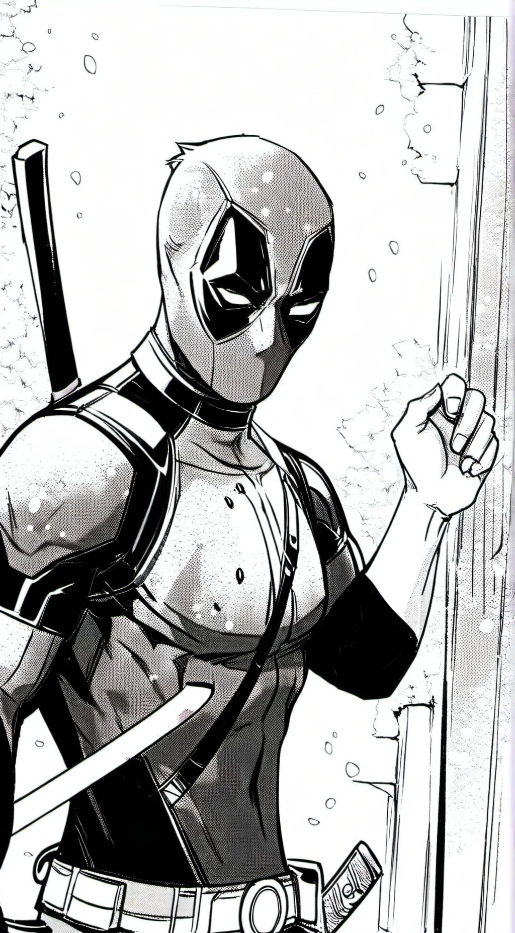 ai character: Deadpool  background