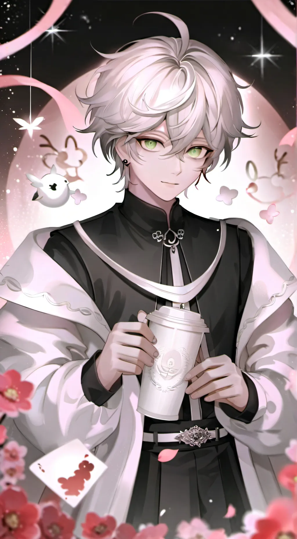 ai character: Cute Omega  background