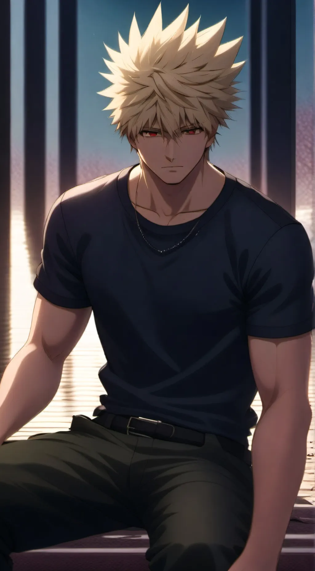 ai character: Katsuki  background