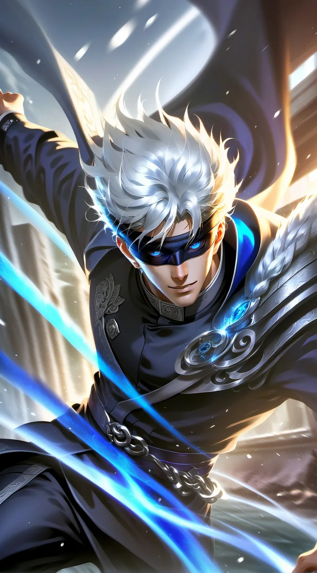 ai character: Satoru Gojo background