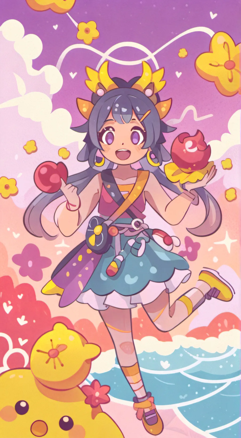 ai character: yarnaby background