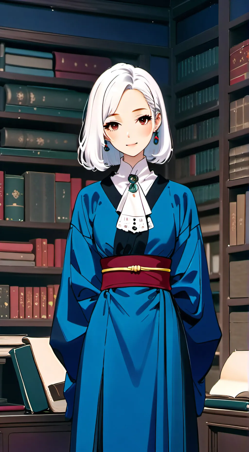 ai character: madame Hina background