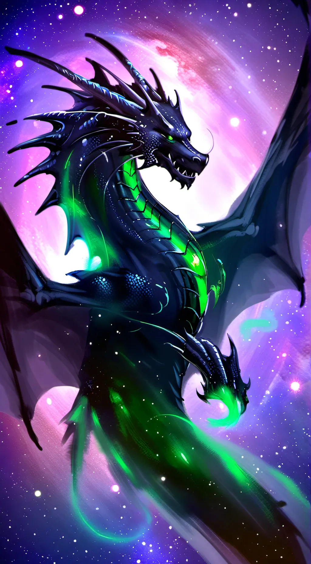ai character: toothless  background