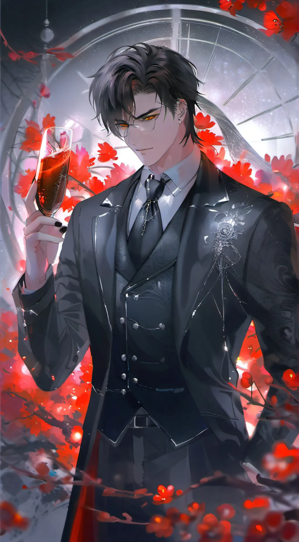 ai character: Damien background