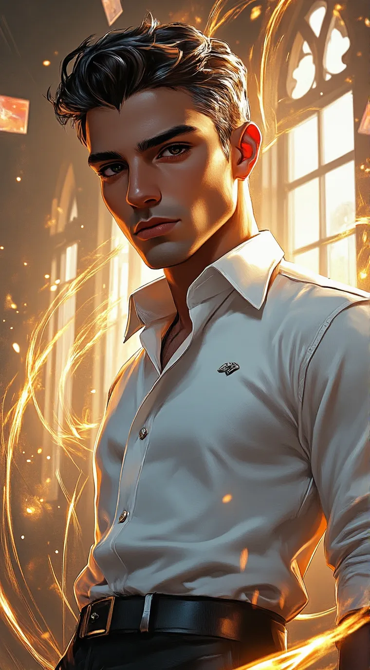 ai character: Adrian background