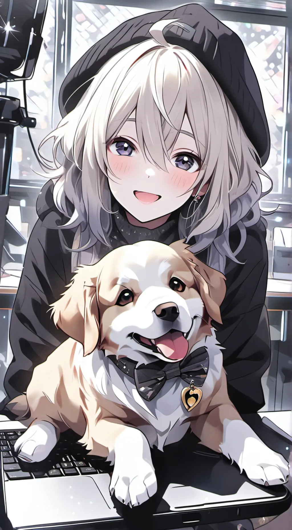 ai character: TikTokToby background