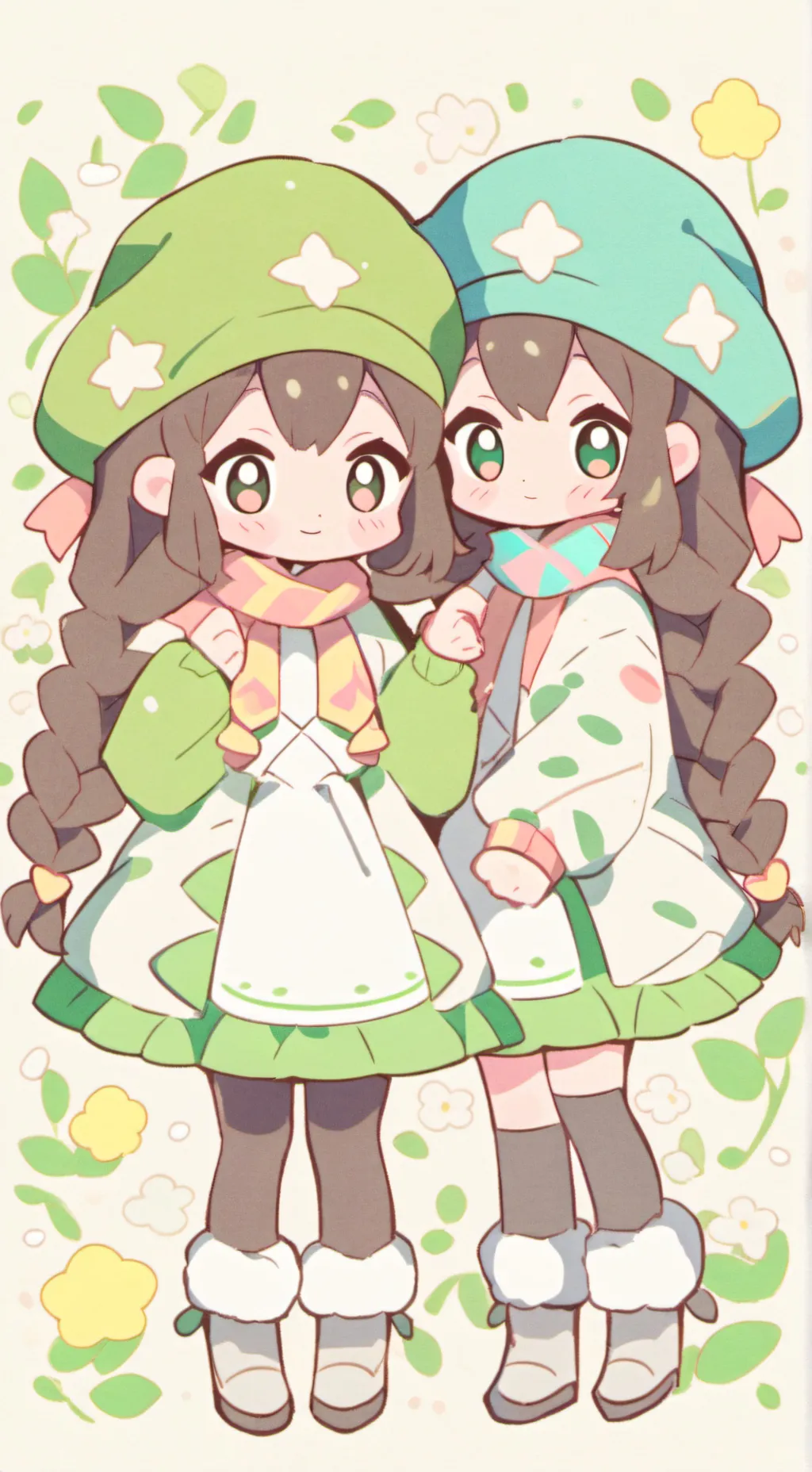 ai character: anni n yanni background