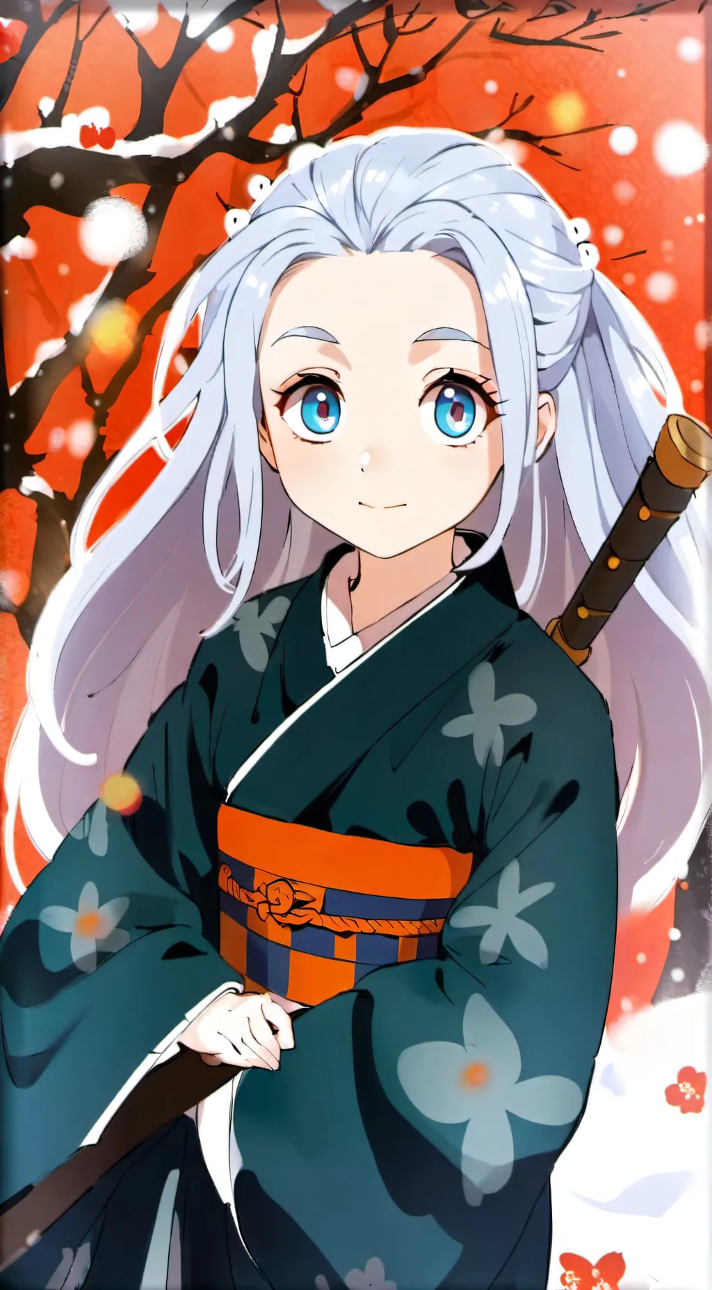 ai character: demon slayer meme background