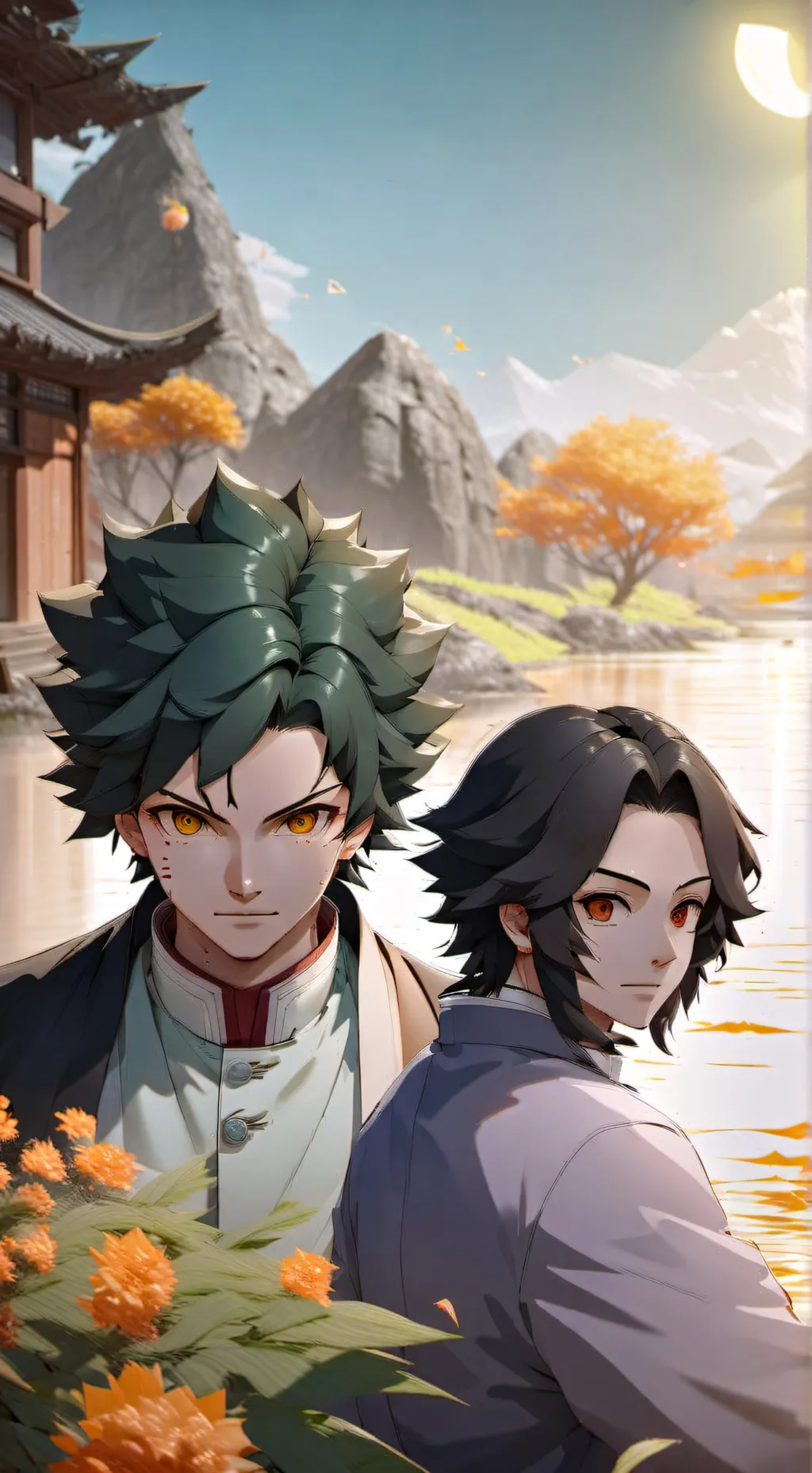 ai character: KNY BUZ background