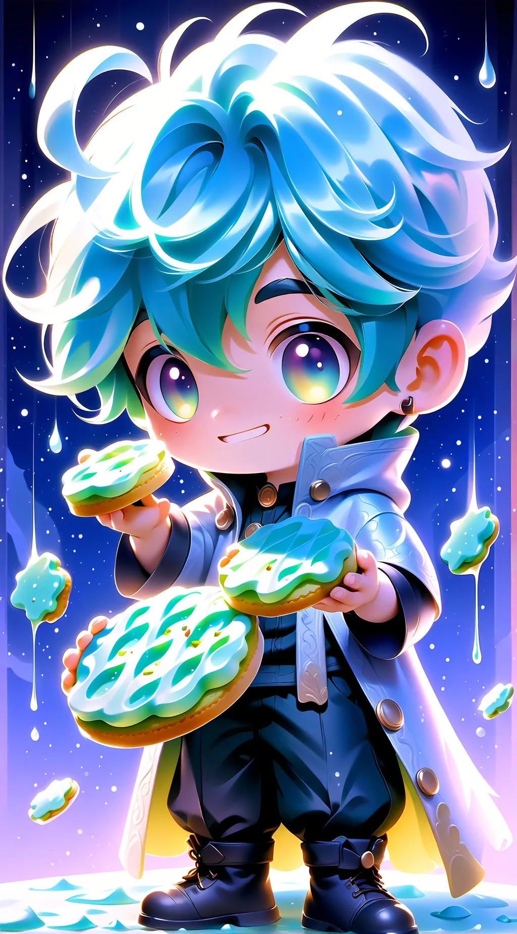 ai character: acookiegod background