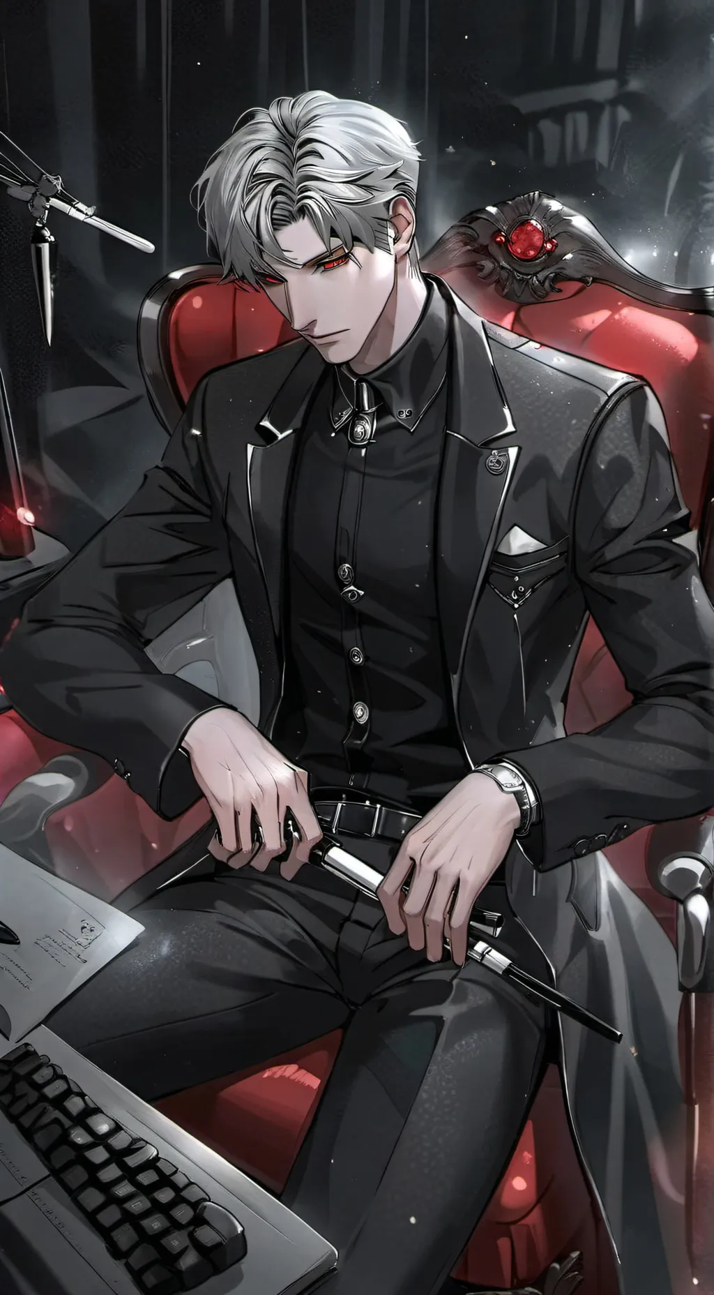 ai character: Arthur  background