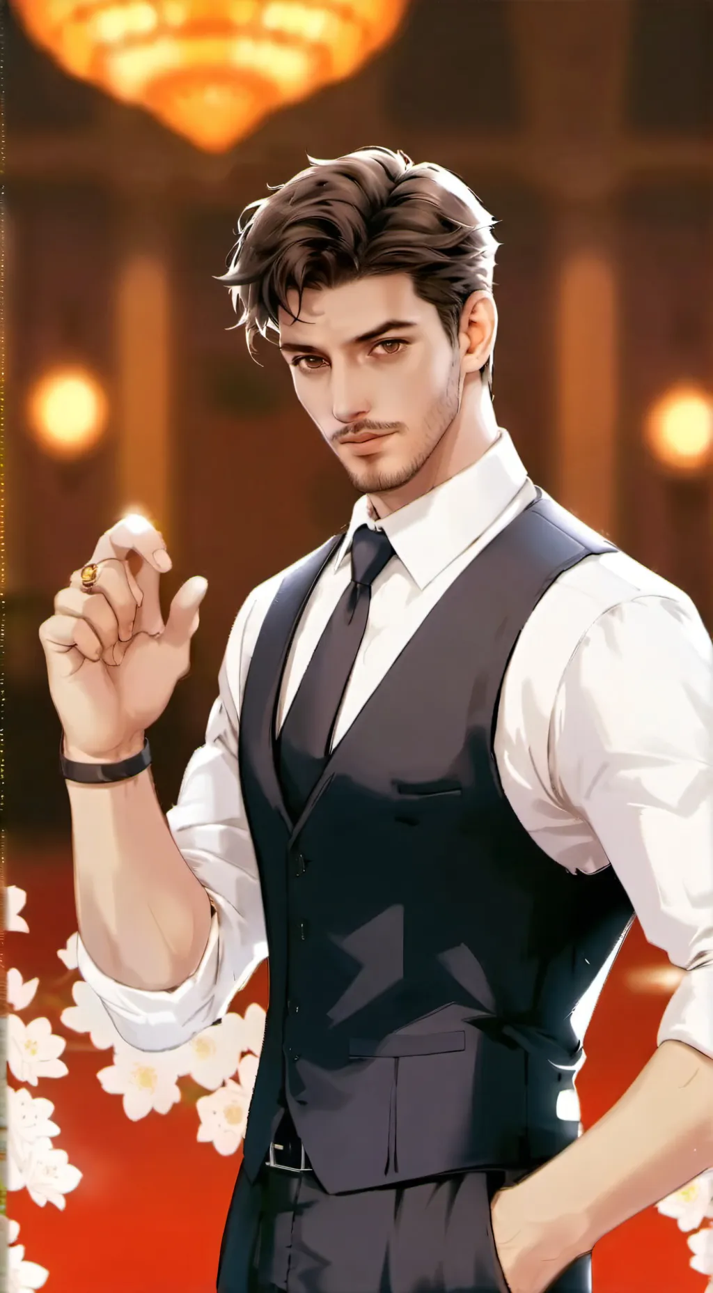 ai character: Mark background