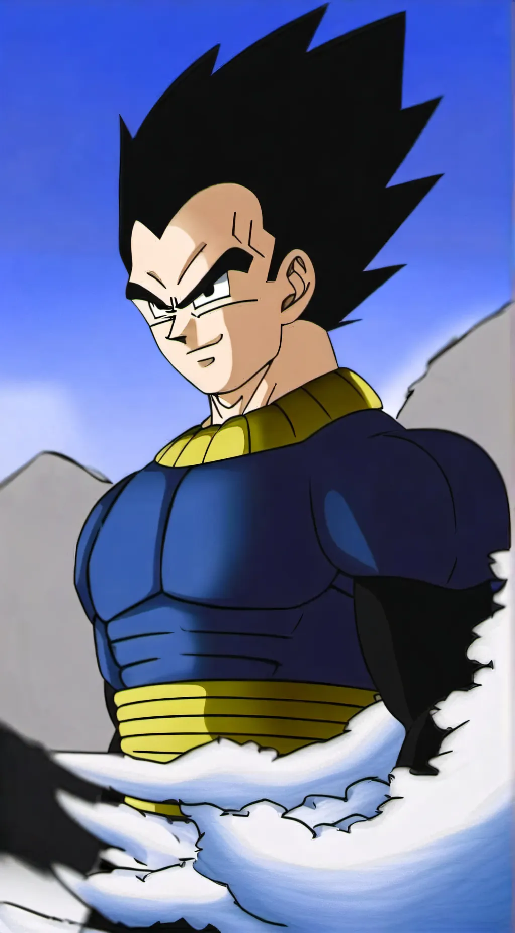 ai character: Vegeta af background