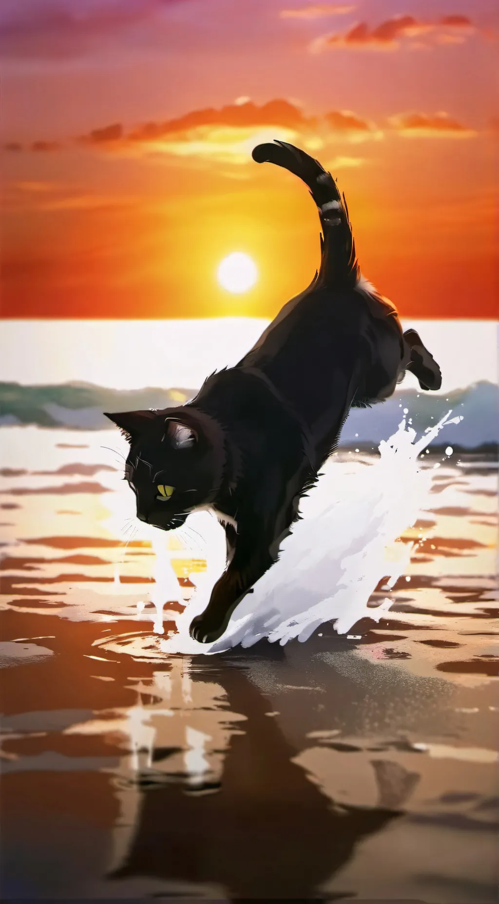 ai character: 🐱 background