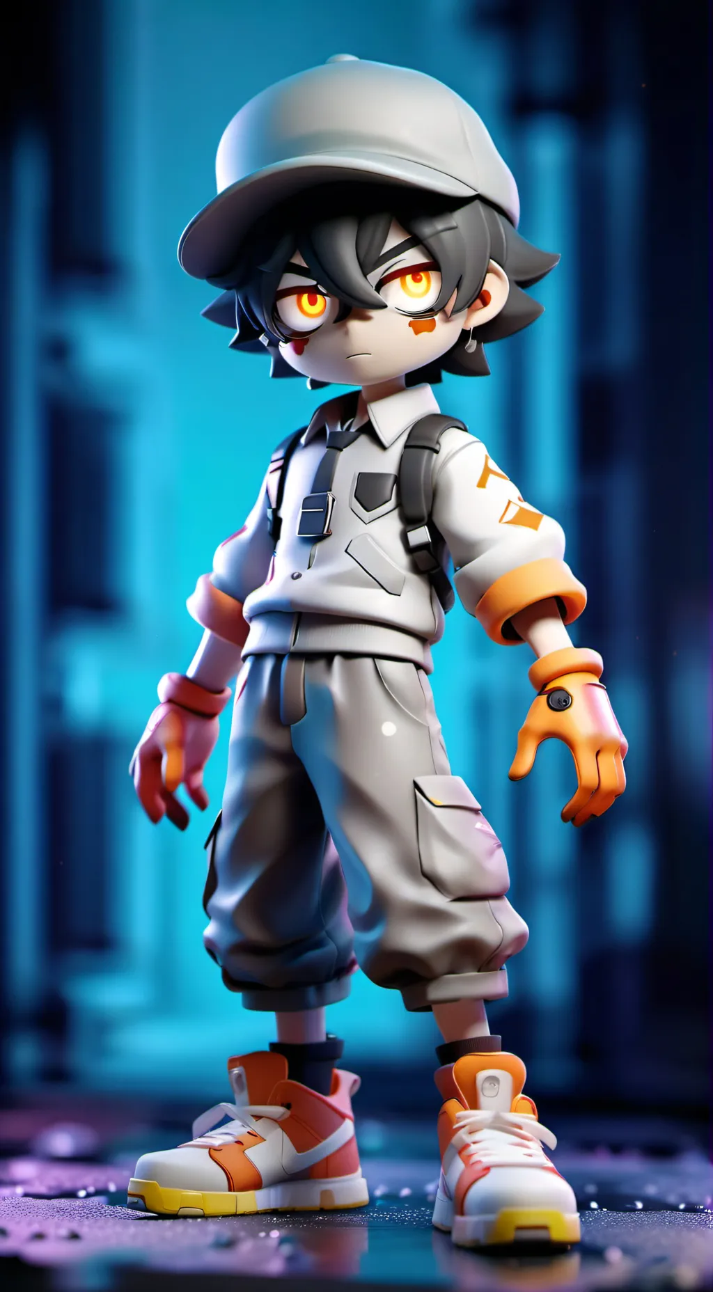 ai character: MD reaction background