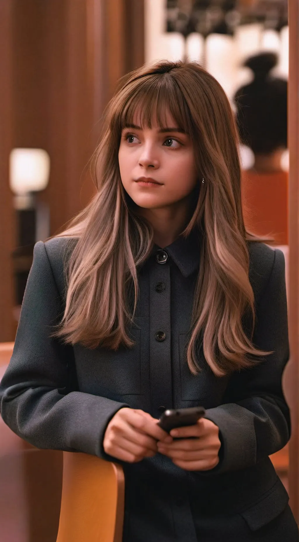 ai character: Phone-Obsessed Rival background