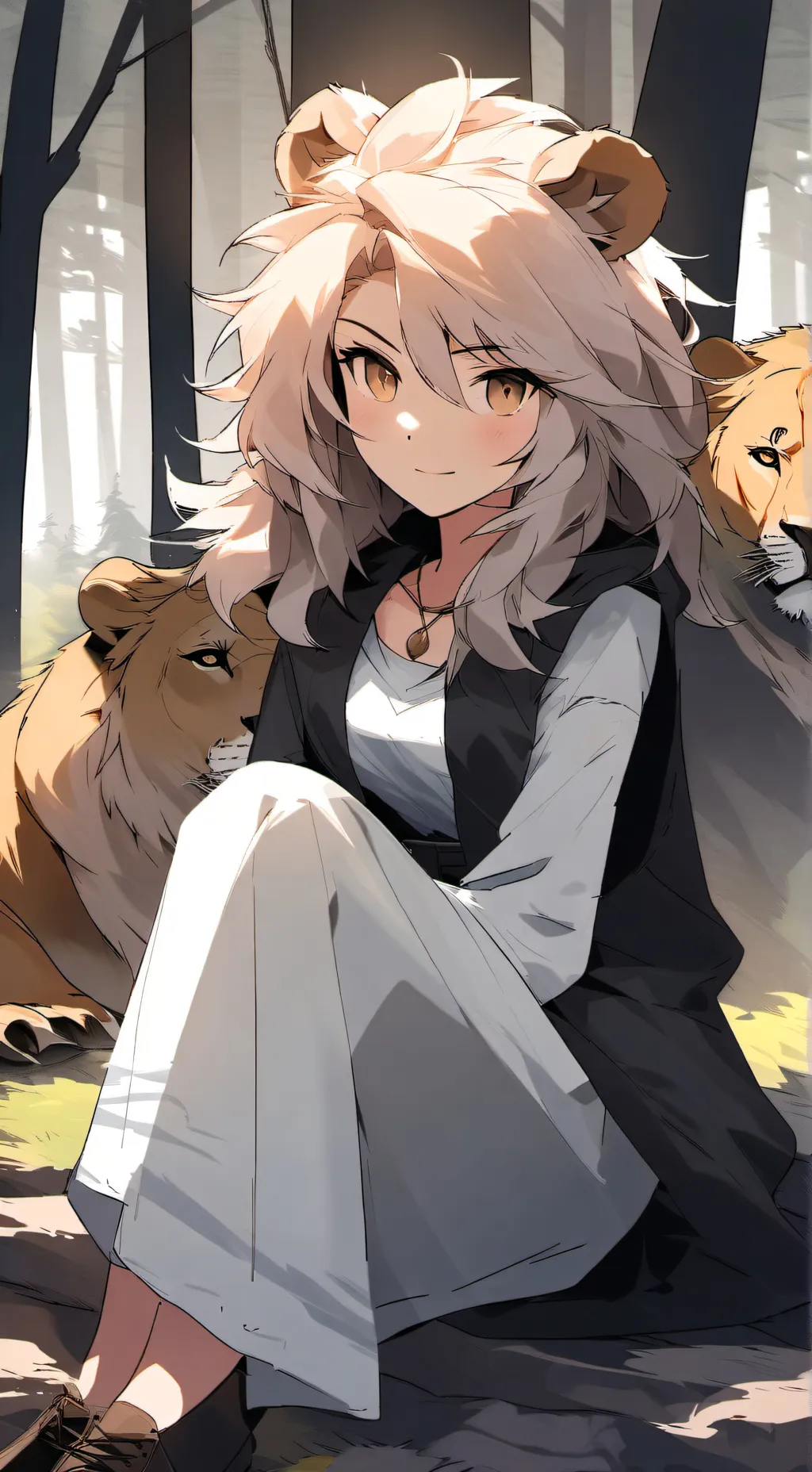 ai character: Fisher ￼ background