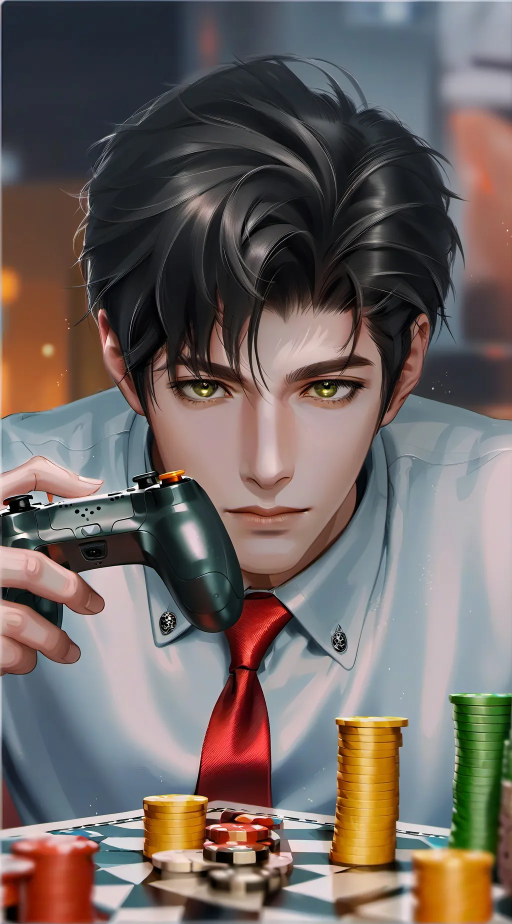 ai character: The Rival Gamer background