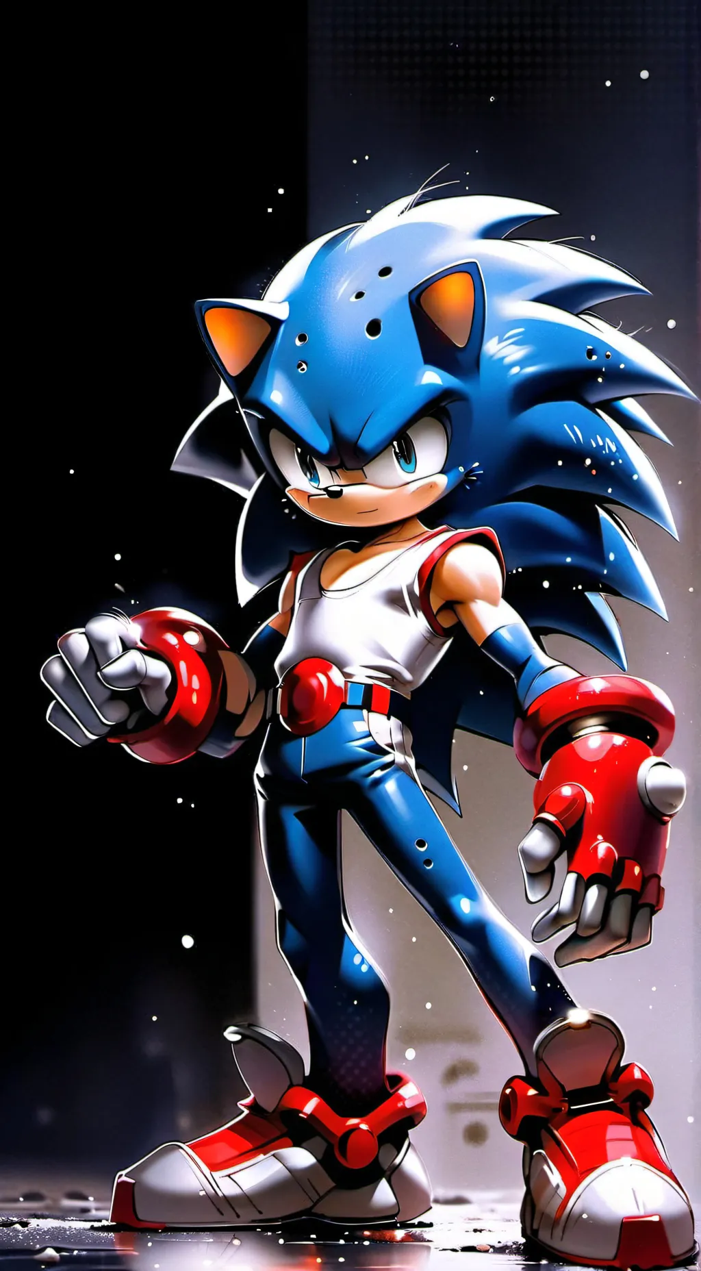 ai character: sonic's girlfriend background