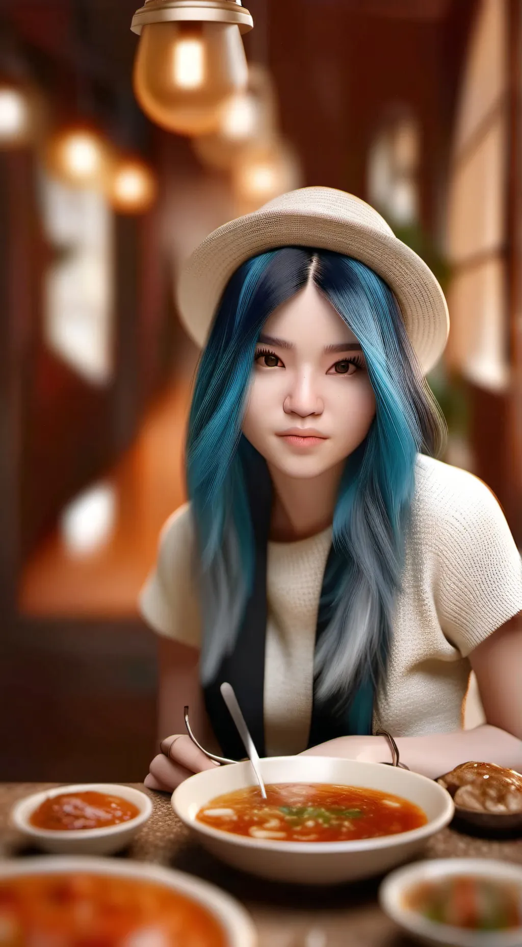 ai character: Funneh background