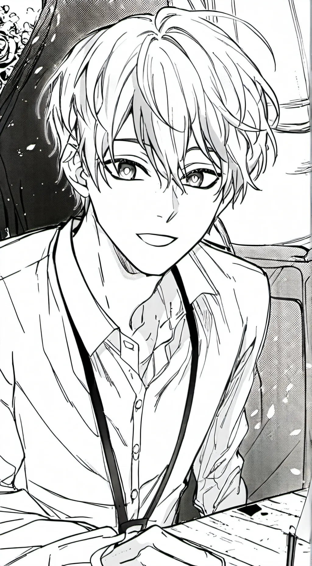 ai character: Jae-Hyuk  background