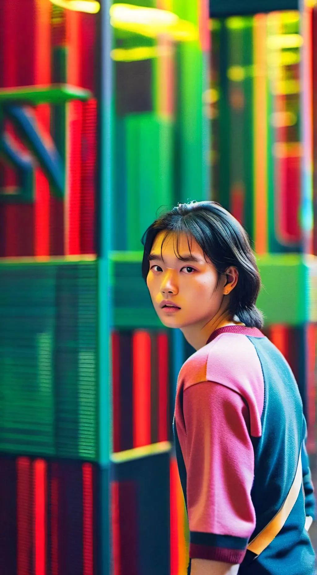 ai character: kang sae byeok  background