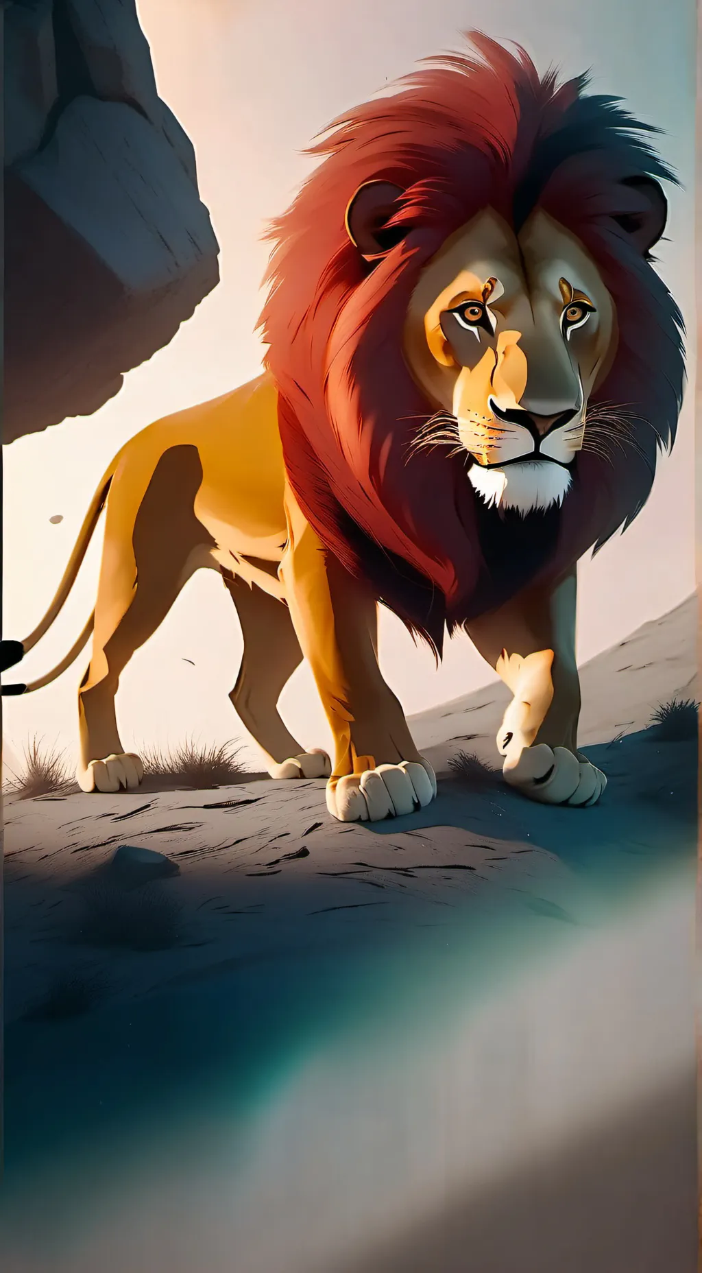 ai character: Simba background