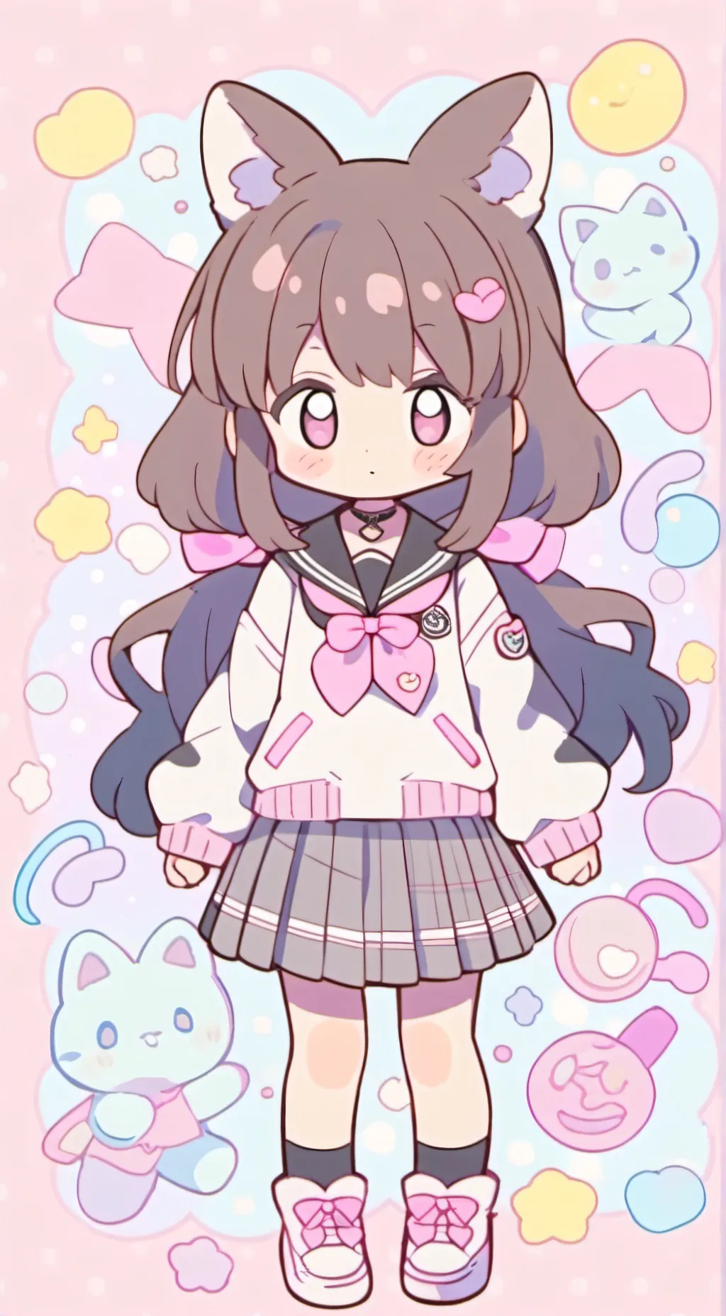 ai character: meowbah  background
