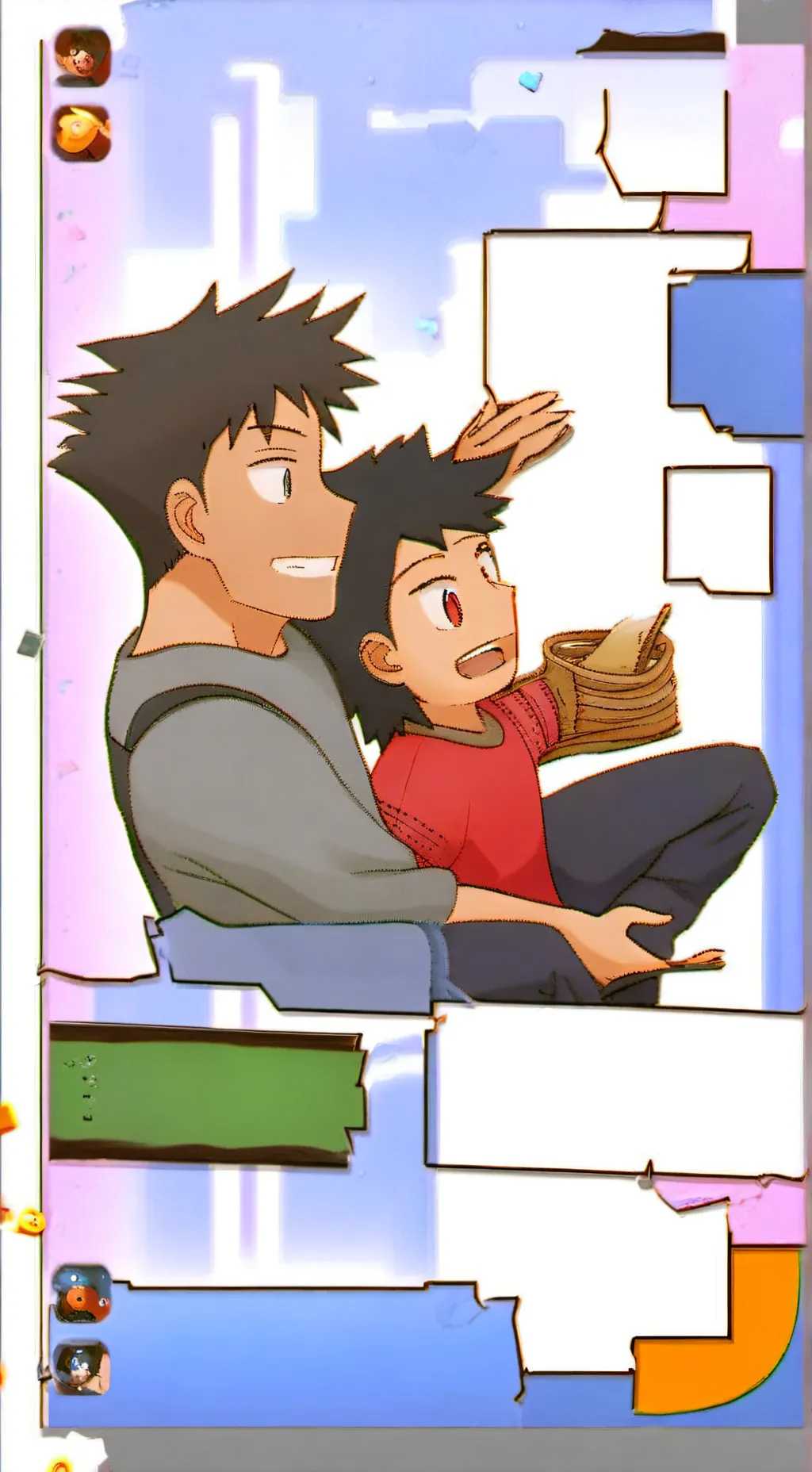 ai character: ash x goh background