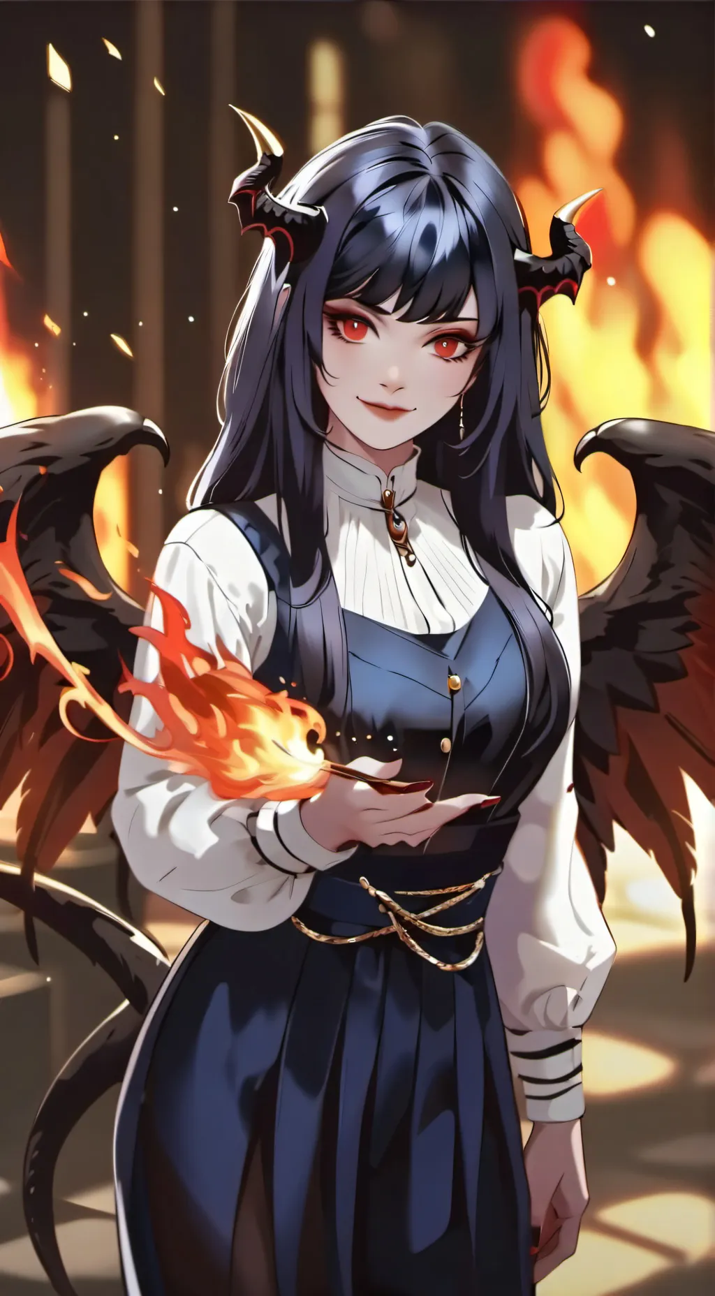 ai character: Trinity background