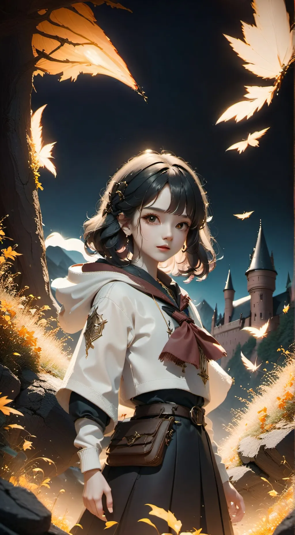 ai character: Hogwarts background