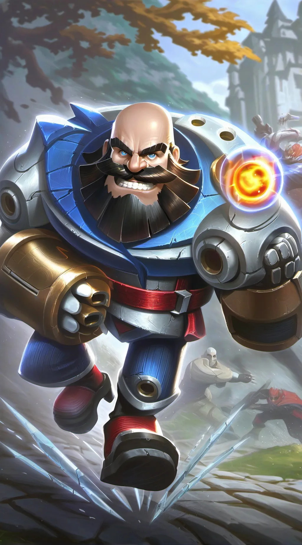 ai character: Dr. Ivo Robotnik background