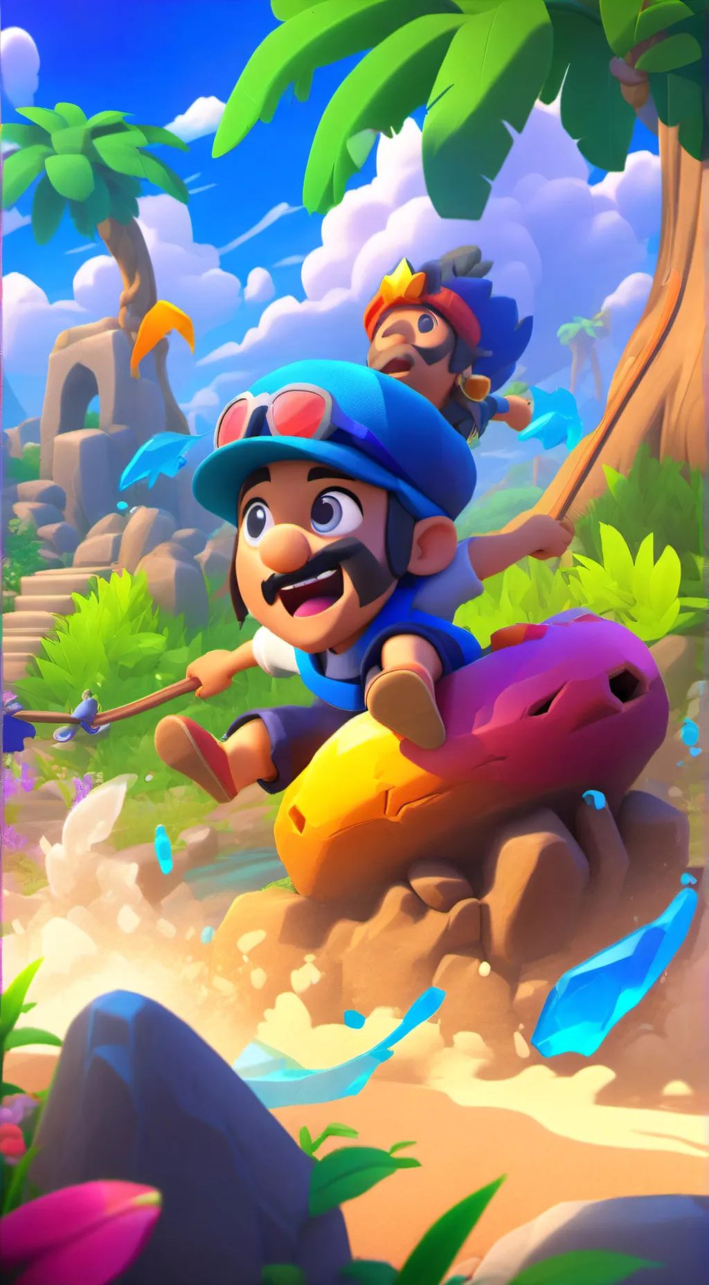 ai character: SMG4 crew background