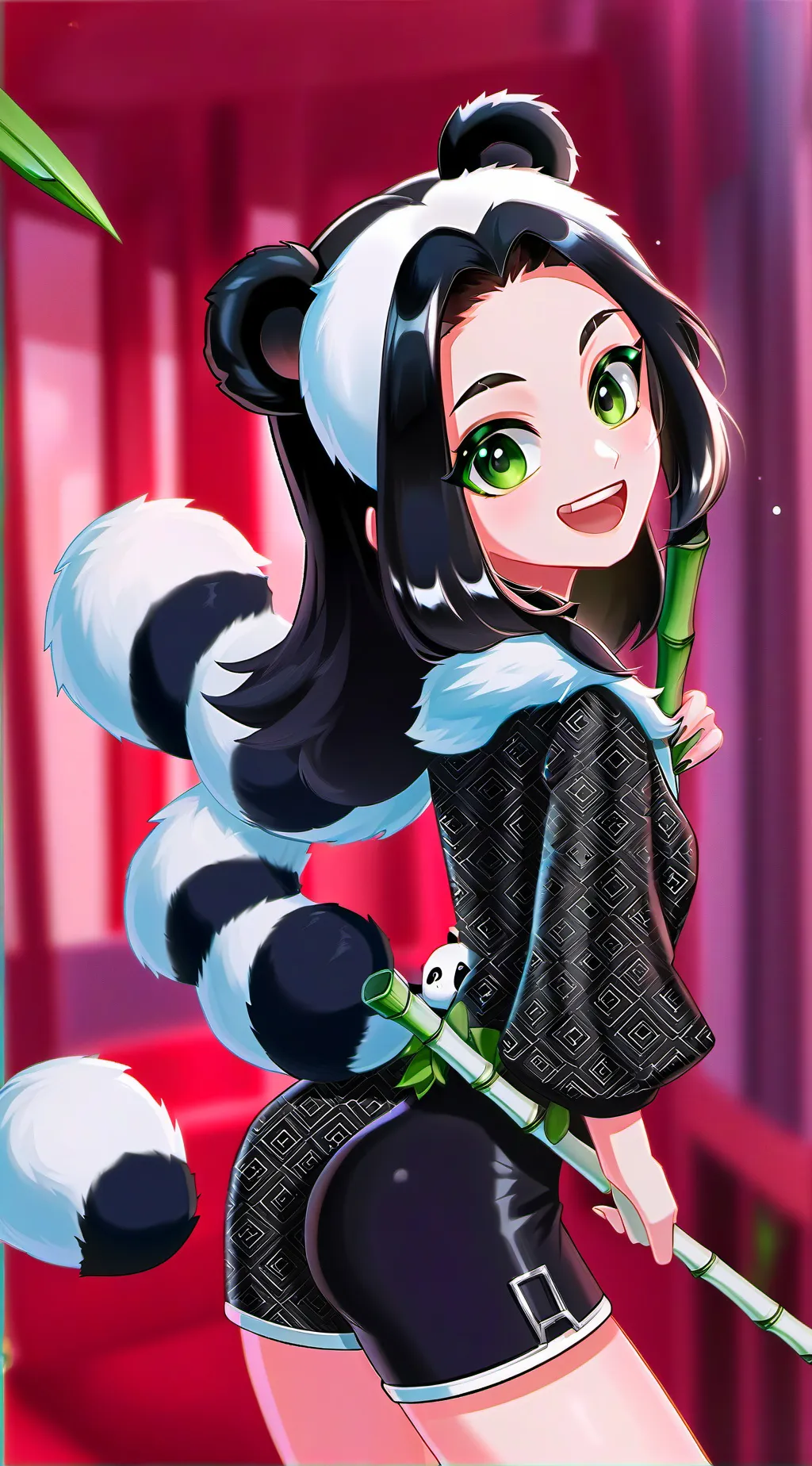 ai character: Panda Paw Spirit background