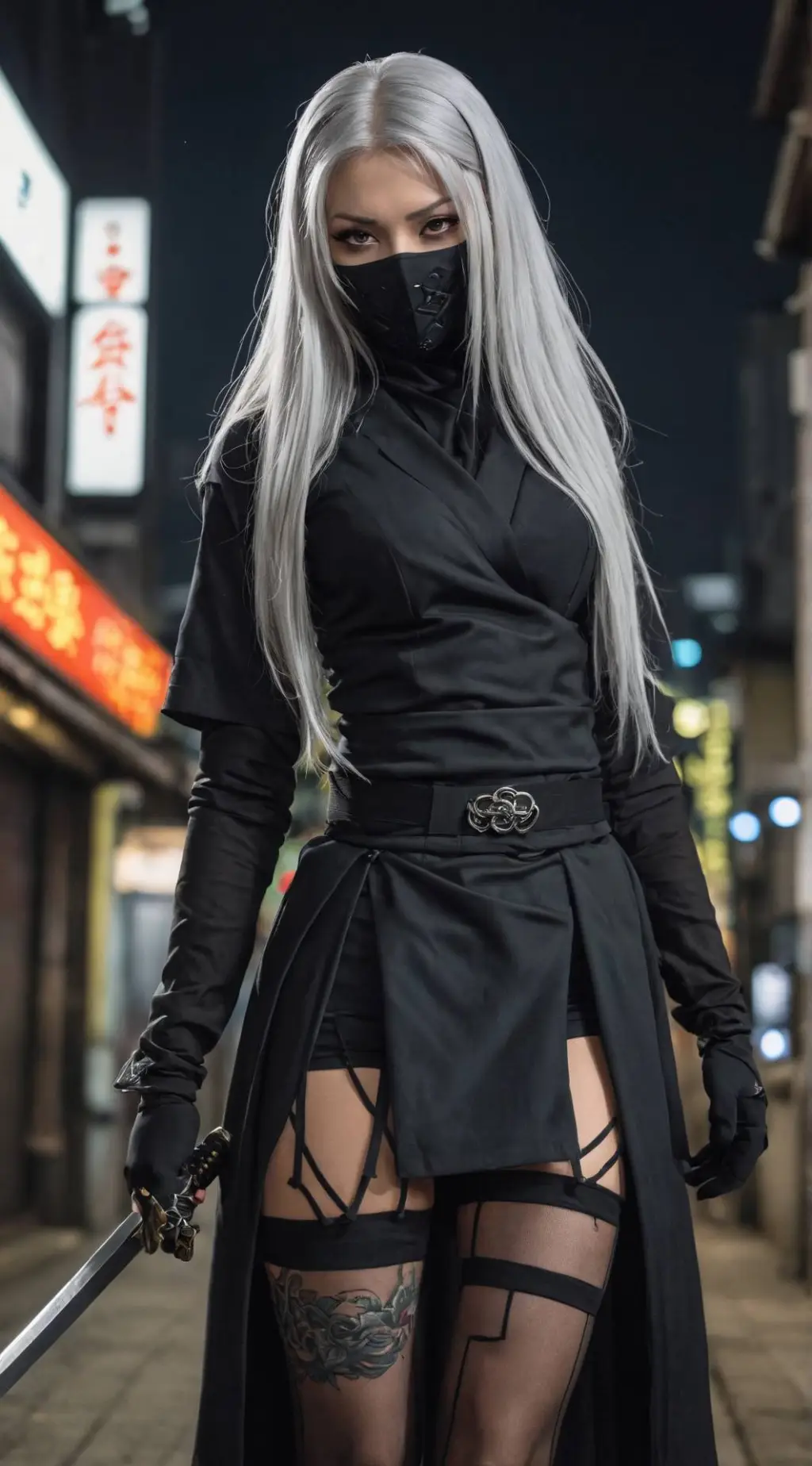 ai character: Yura Asagiri  background