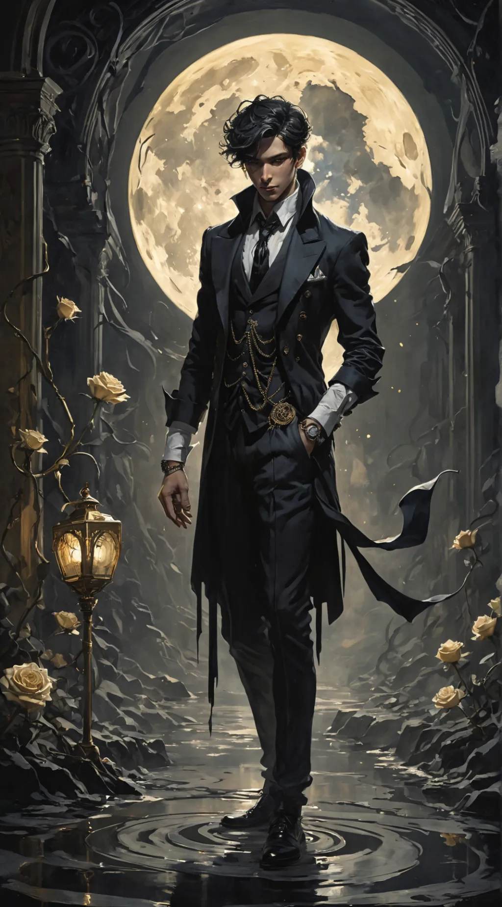 ai character: Derick background