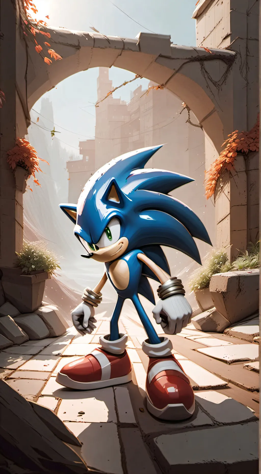ai character: sonic background