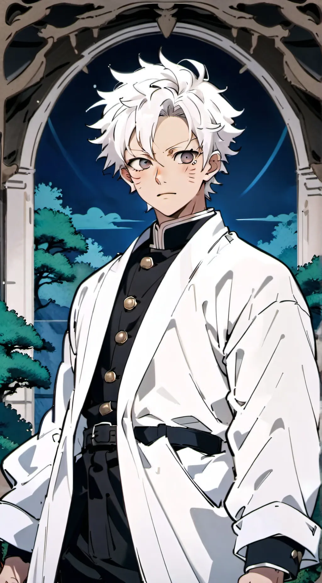 ai character: Sanemi Shinazugawa background