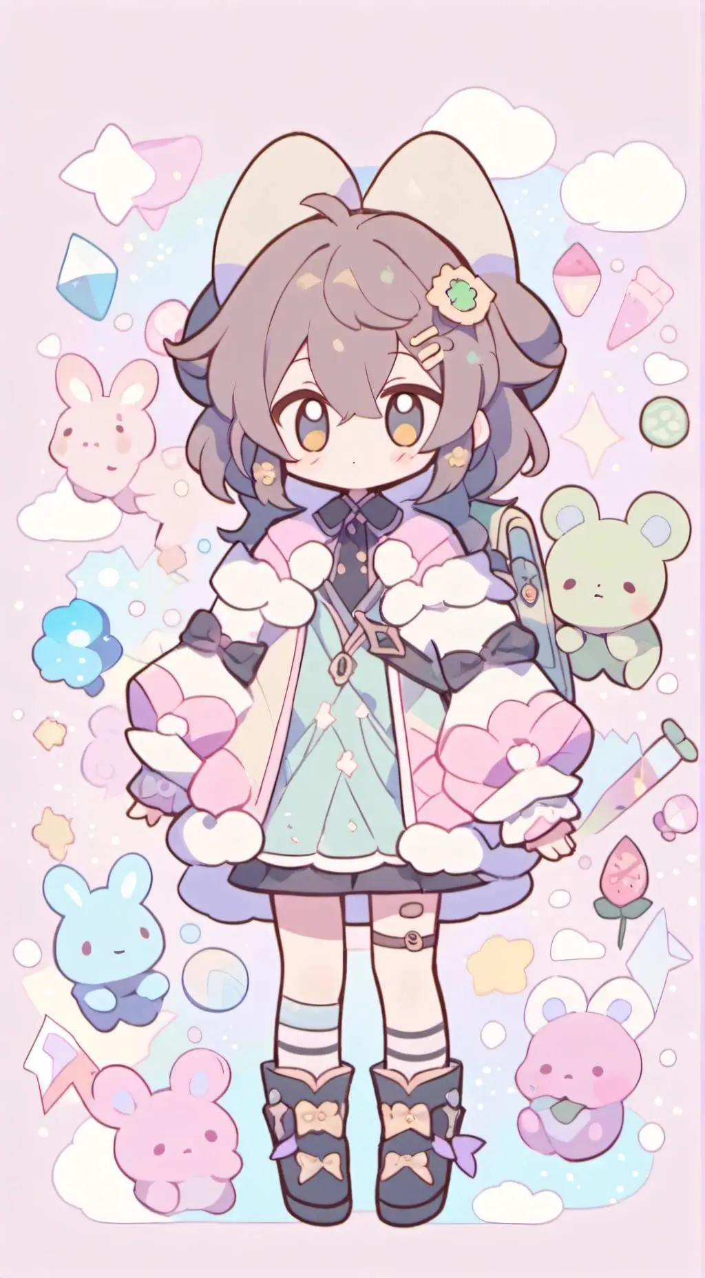 ai character: 散兵 background