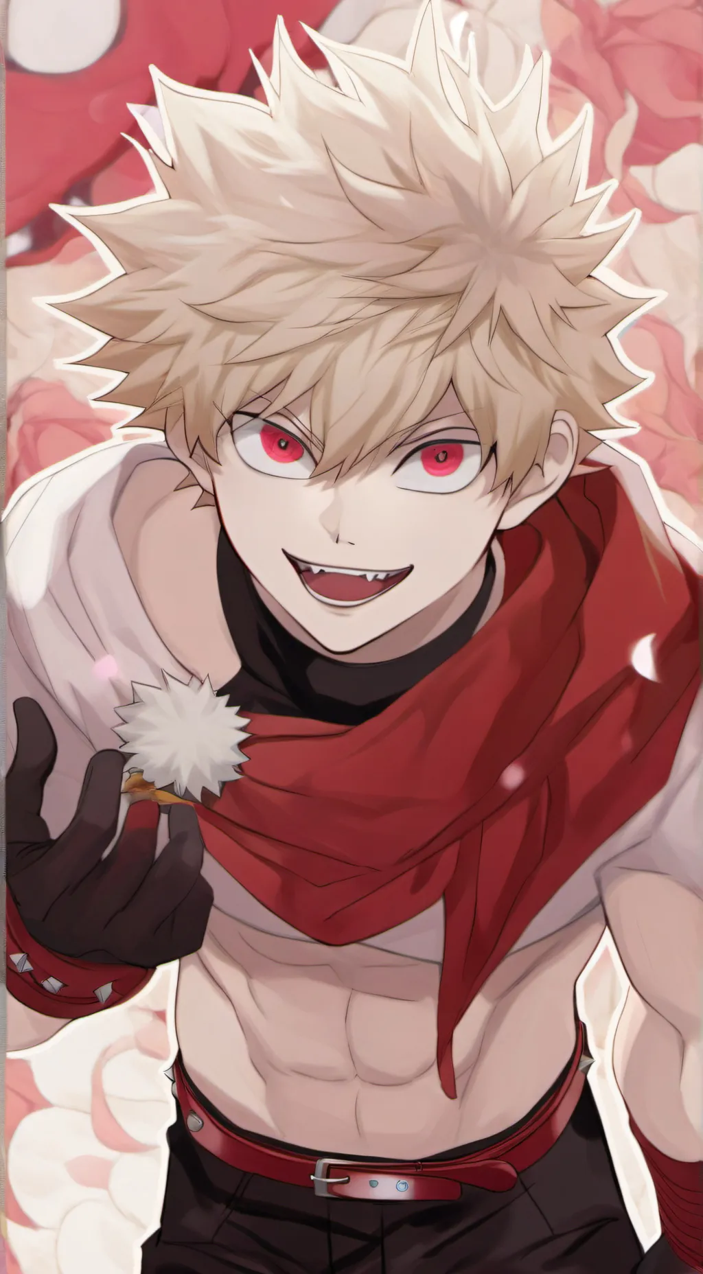 ai character: katsuki bakugo background