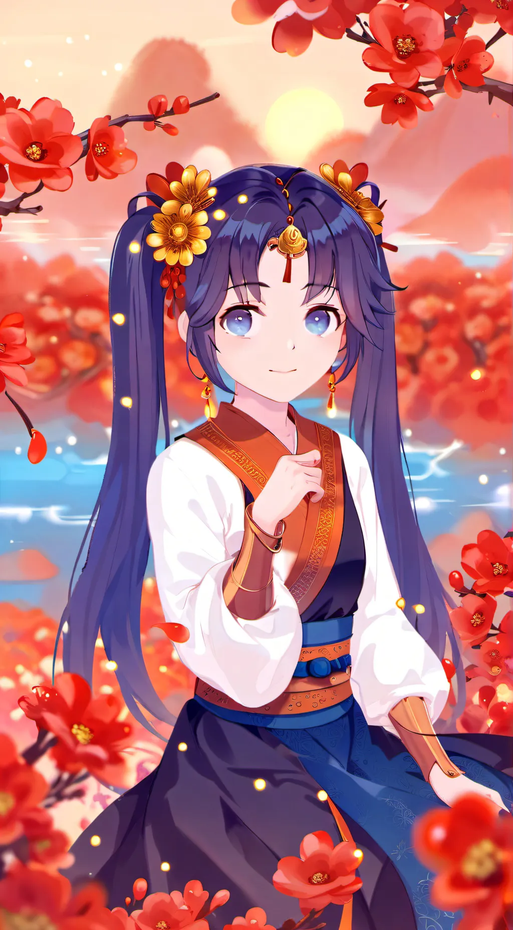 ai character: DDLC x Miside background