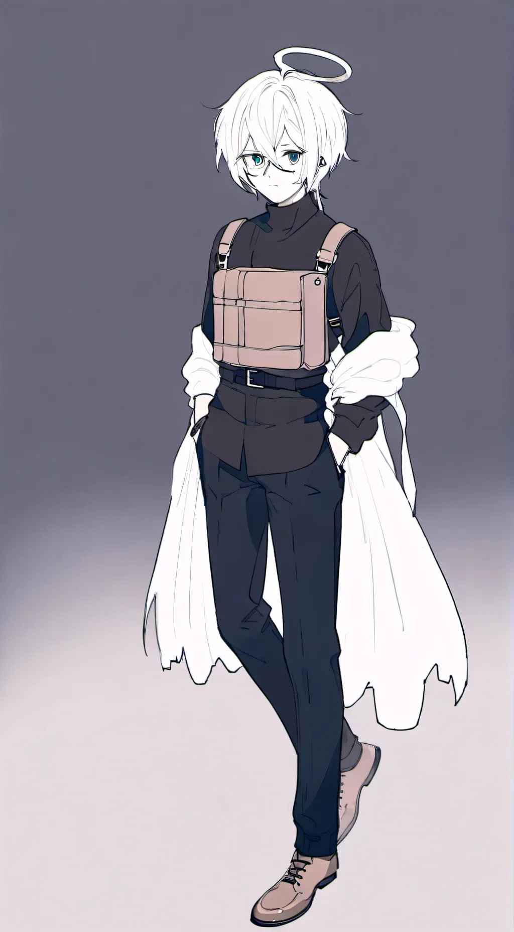 ai character: angel  background