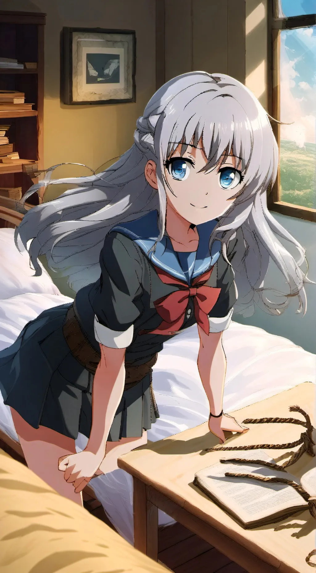 ai character: Aya Hiyashi background