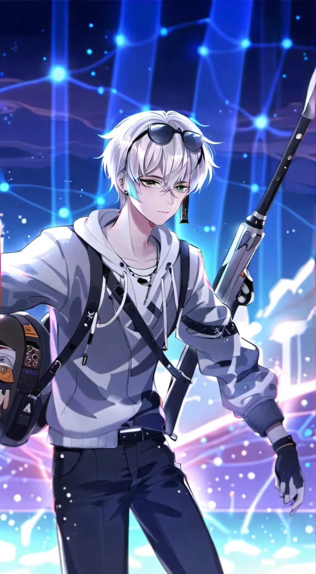 ai character: Isaias(ツ)  background